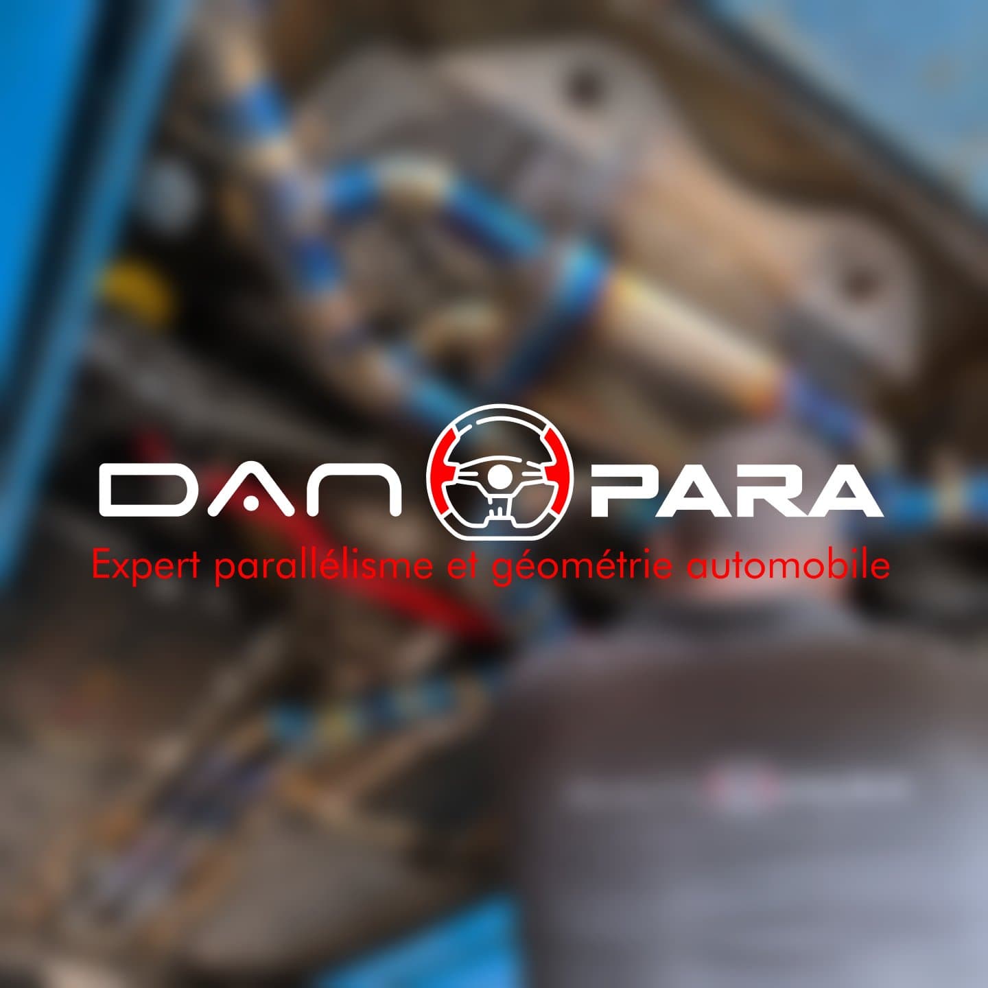 Logo créé par SVLR Design pour Dan Para, parallélisme automobile au Lamentin