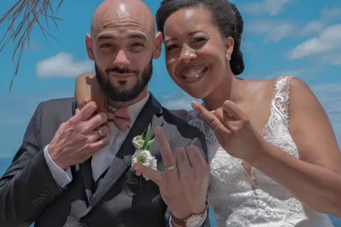 Cérémonie du mariage de C. et E. en Martinique